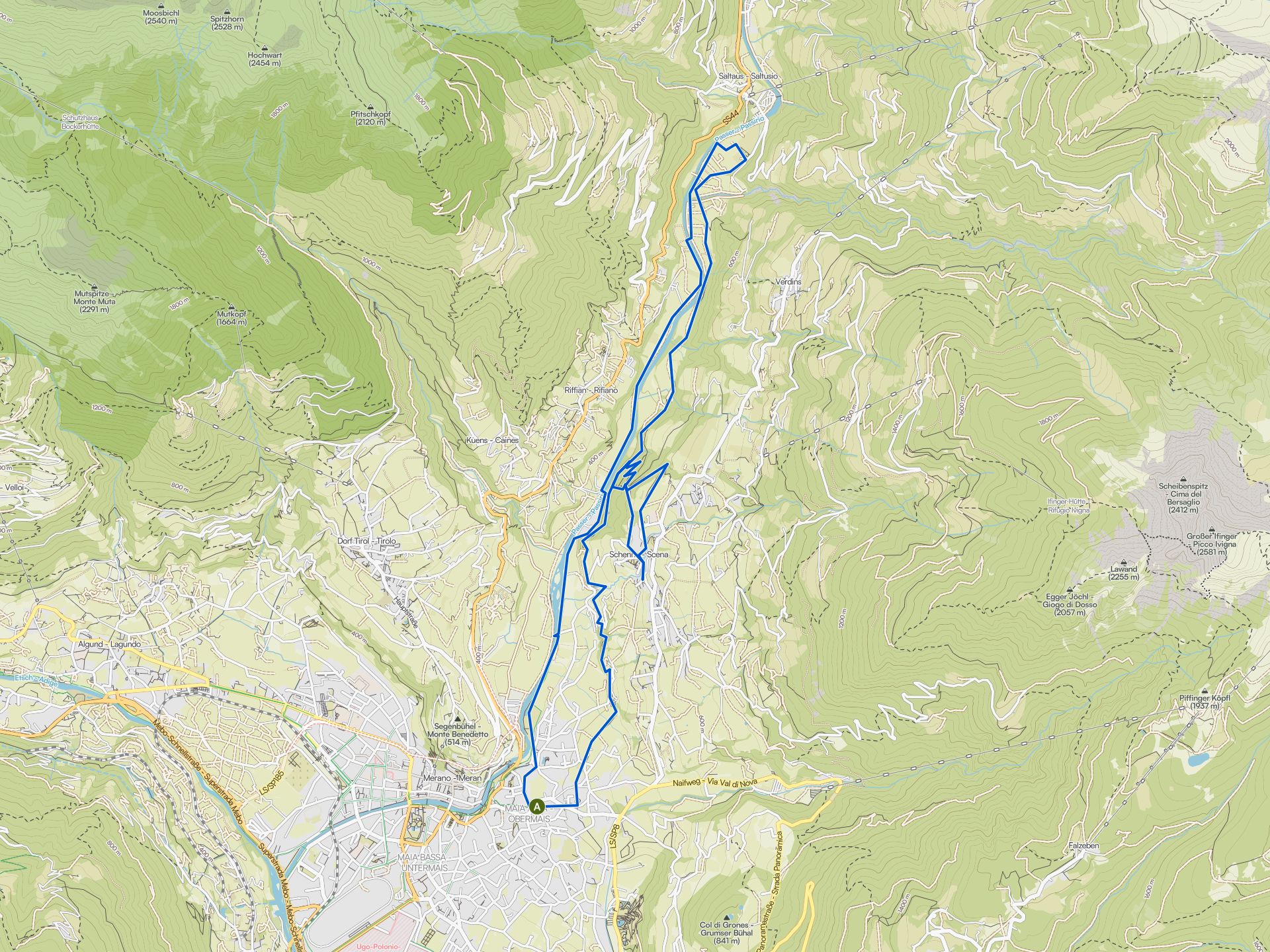 Die schönsten Wanderungen rund um Meran - Merano | Komoot